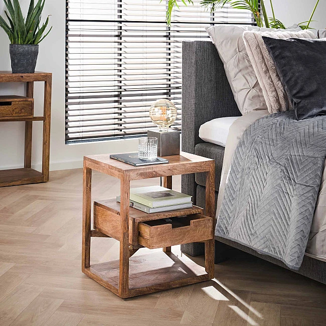 Nočný stolík 22-30 Sahara Drevo Mango