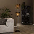 Stojaca lampa 72-67 2L Metal Blinds