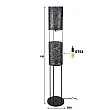 Stojaca lampa 81-09 2L Armor Tube