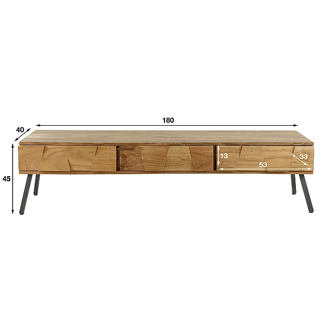 TV-skrinka 21-19 Demn 180cm Drevo Acacia