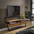 TV-skrinka 23-66 Lean 140cm Drevo Acacia