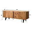 TV-skrinka 28-50 Block 135cm Drevo Acacia