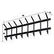 Vešiak 40-32 2x8 Hooks